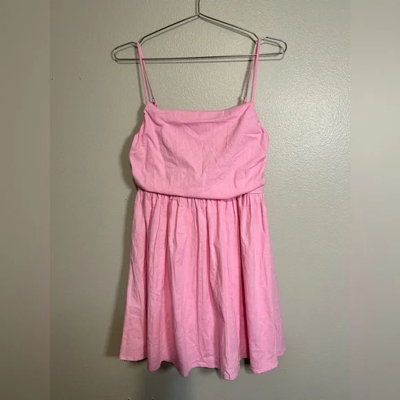 Hello Molly Girly Mood Mini Dress Pink - Picture 3 of 9